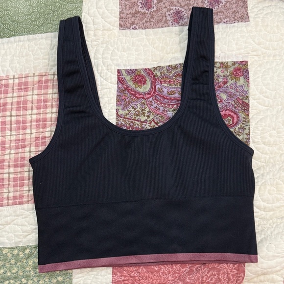 Outdoor Voices SeamlessRib Longline Bra - Picture 2 of 5